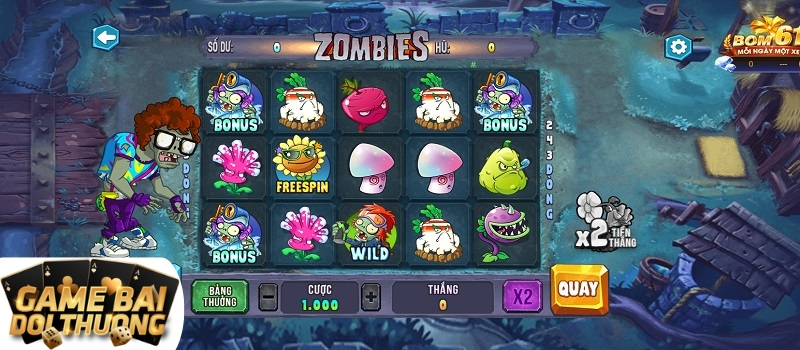 Các bước chơi game Zombies B69 đổi thưởng
