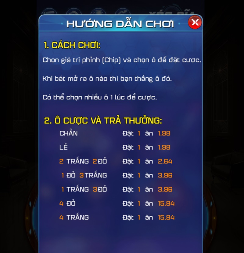 Có thêm cửa cược Xóc đĩa cho anh em