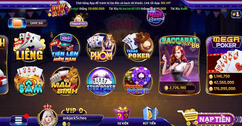 Stud Poker biến thể đầy kịch tính tại cổng game RikVip