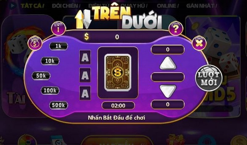 Trên Dưới online tại cổng game NhatVip